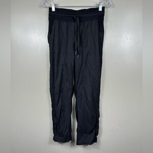 Lululemon Dance Studio Crop *25" Black Joggers Size 4